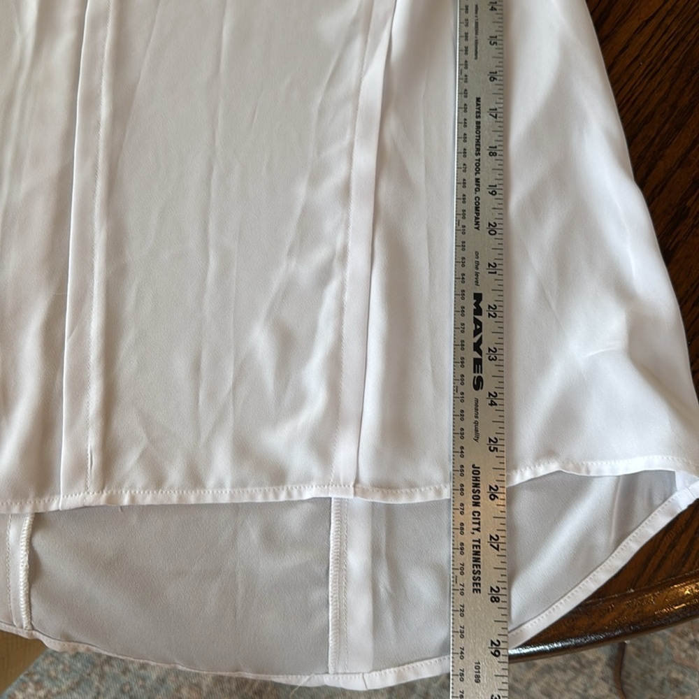 Maeve White Sleeveless‎ Tank Top with Cut Out Detail - Small - Picture 13 of 13